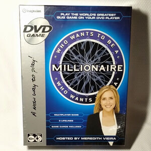Imagination Who Wants To Be A Millionaire DVD Game Meredith Vieira 2007 Sealed